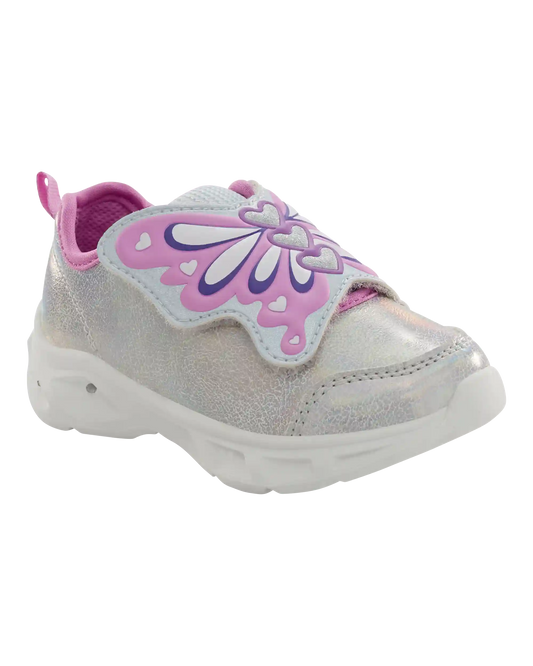 Toddler Butterfly Light-Up Sneakers