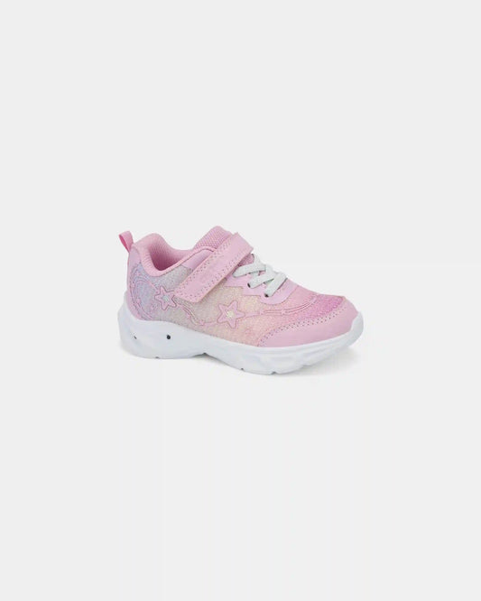 Toddler Girl Star Light-Up Athletic Sneakers - Pink