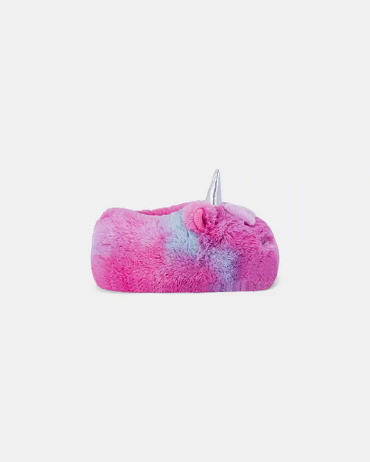 Girls Unicorn Ombre Slippers - Pink/Blue