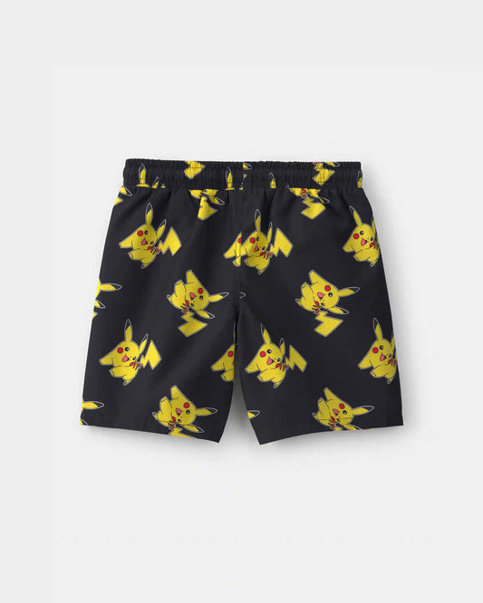 Boys Pokémon Swim Trunks - Black/Yellow