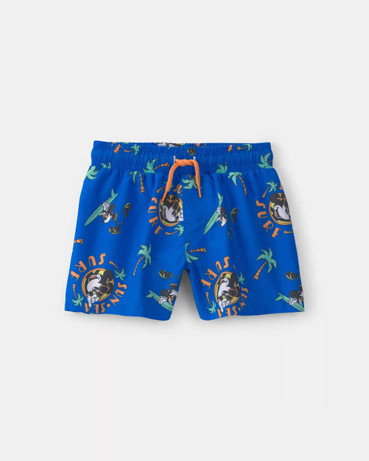 Toddler Boy Disney© Mickey Mouse Swim Trunks - Blue