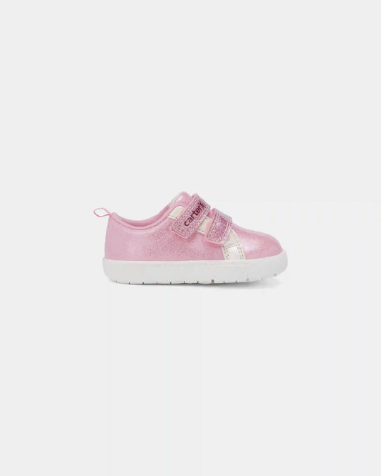 Baby Girl Every Step® First Walker Shimmer Sneakers - Pink