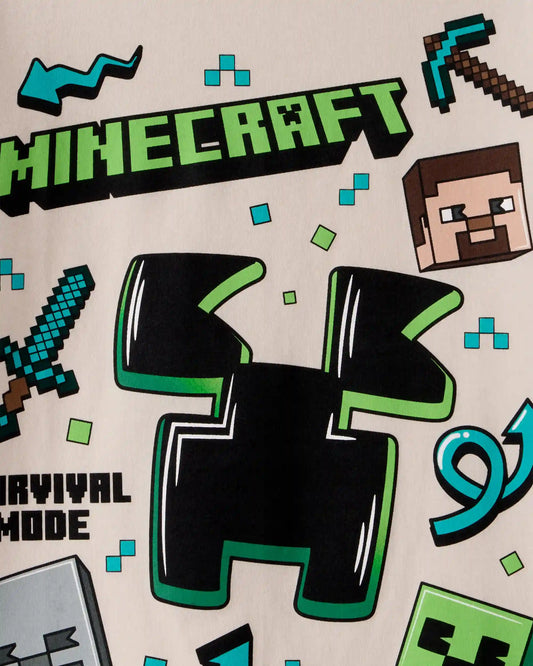 Boys Minecraft® Short-Sleeve Graphic Tee - Tan