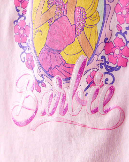 Girls 3-Pack Barbie Long-Sleeve Graphic Tees