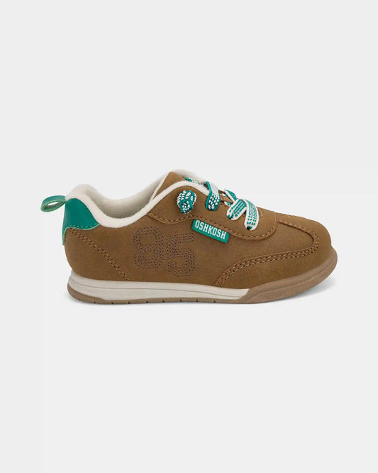 Toddler Boy Varsity Sneakers - Brown/Green