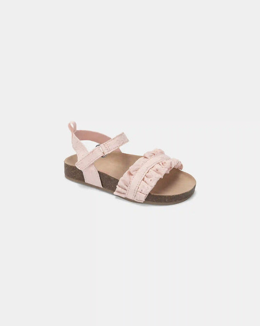 Toddler Girl Ruffle Sandals - Pink